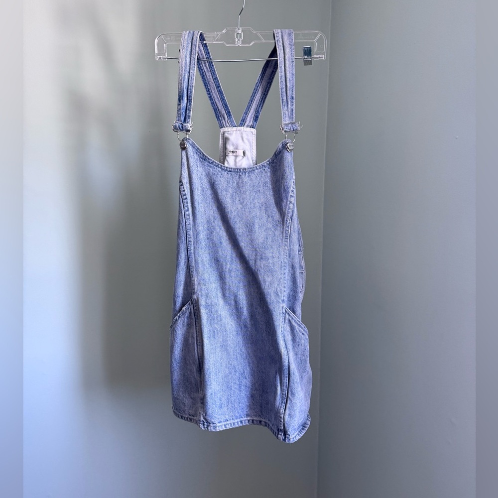 Blue Denim Overall Dress